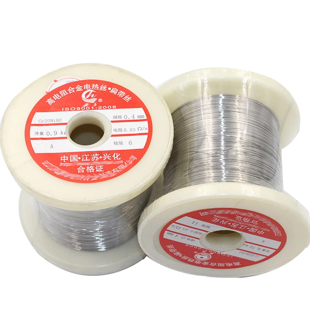 

Nichrome Wires Foam Cutting Electric Wire Eelectronic Cigarette Heating Wire Nickel-chromium Wire 2080 Alec Bender Heating Cable
