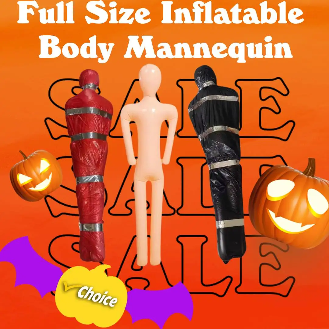 Inflatable Mannequin Life Size Full Size 59in Fake Cosplay to Dress up Inflatable Inflatable Body for Retail Clothing Shops