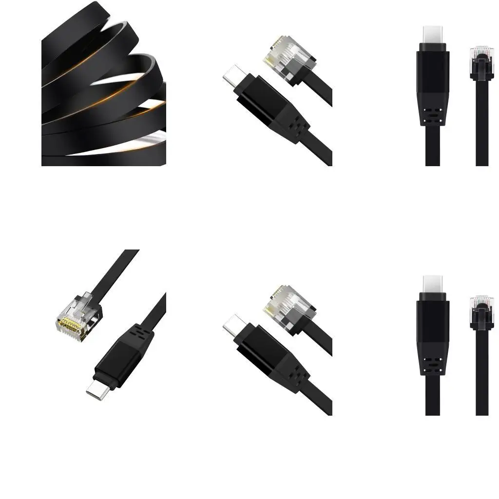 

652f Travel Friendly Faste -Speed ​​USB C To RJ45 Ethernet Converter Надежный интернет -адаптер для смартфона планшетов Office