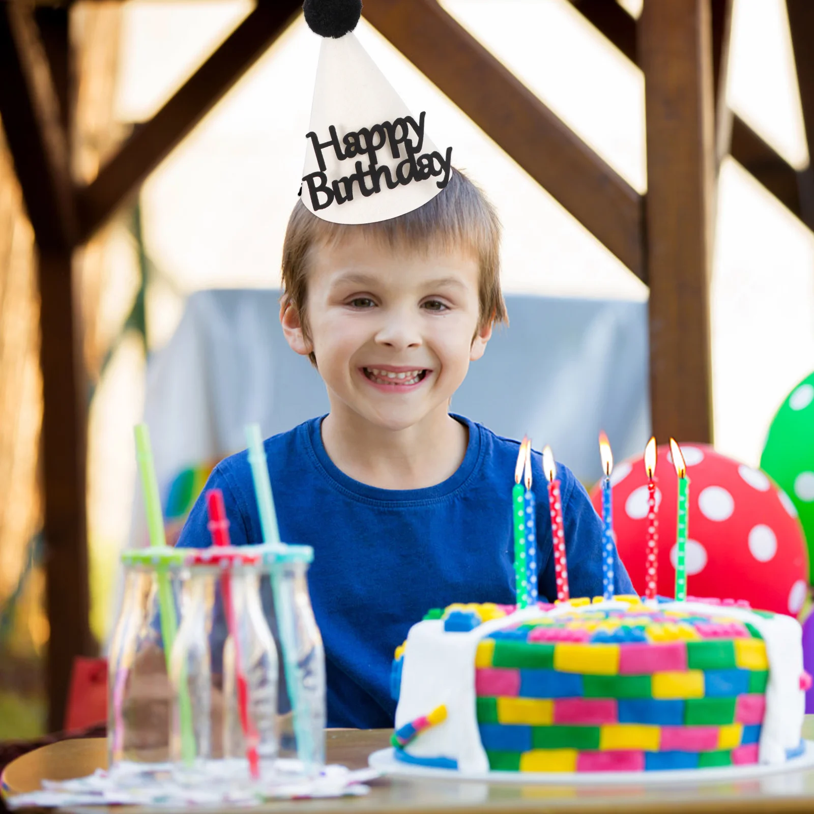 

1Pcs Birthday Hat Thickened Felt Material Premium Party Supply for Birthday Celebration Letter Decor Adult Wearable Fun