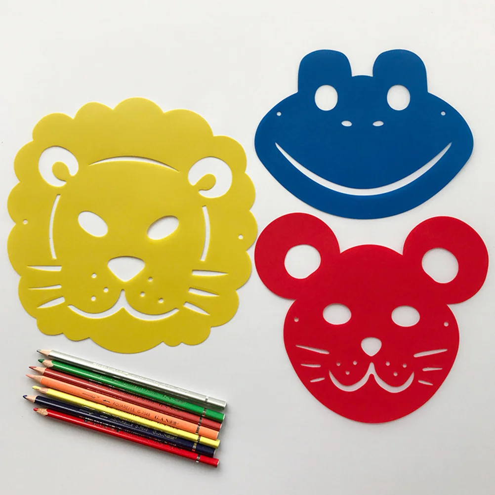 1 Zestaw Szablonów do Rysowania 12 Sztuk Kolorowe Szablony do Malowania w Kształcie Zwierząt dla Dzieci do Rozwijania Umiejętności Artystycznych