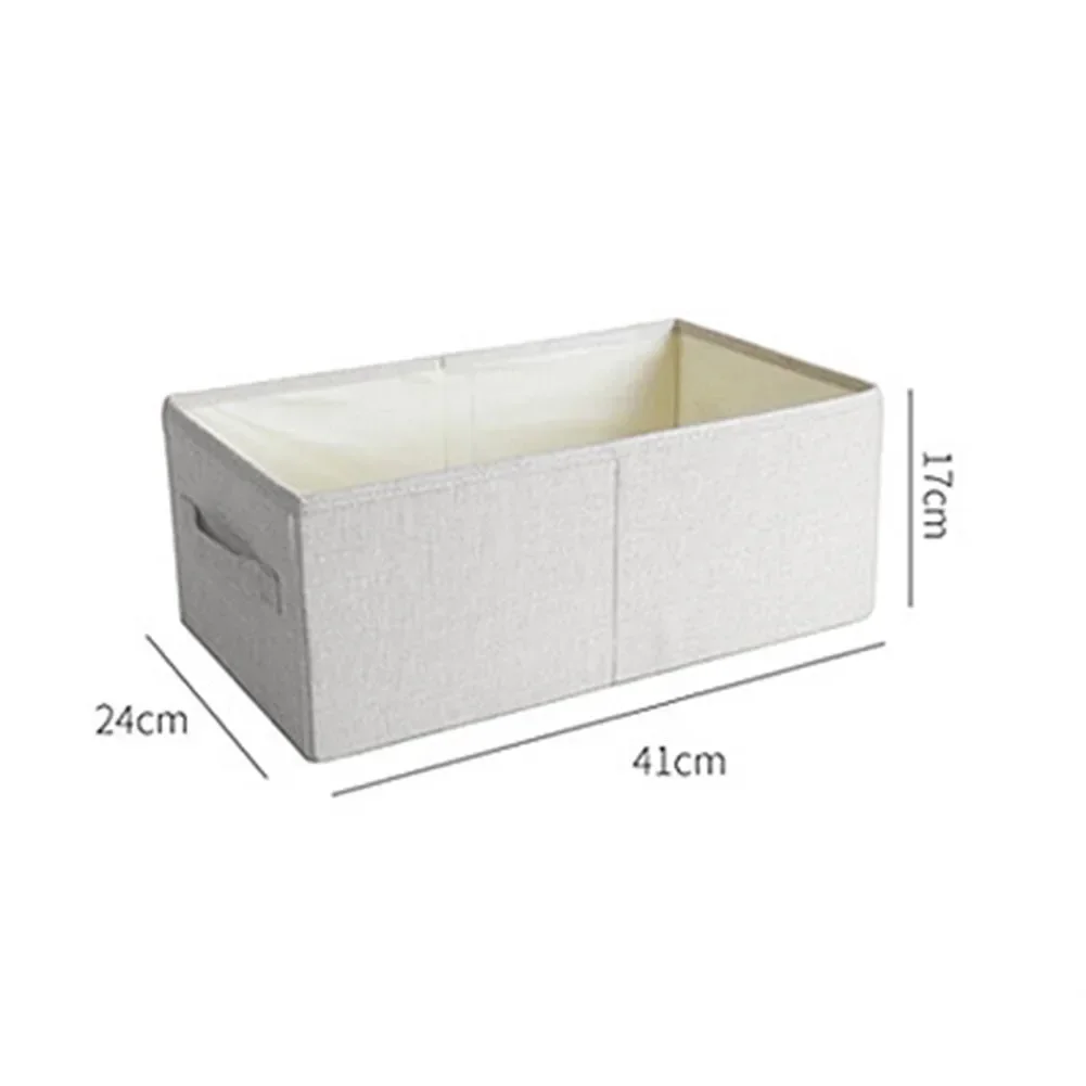 Clothing Storage Boxes No Smell Polyester Fabric Storage Baskets Storage Box Without Lid Organizing Box Storage Boxes Household