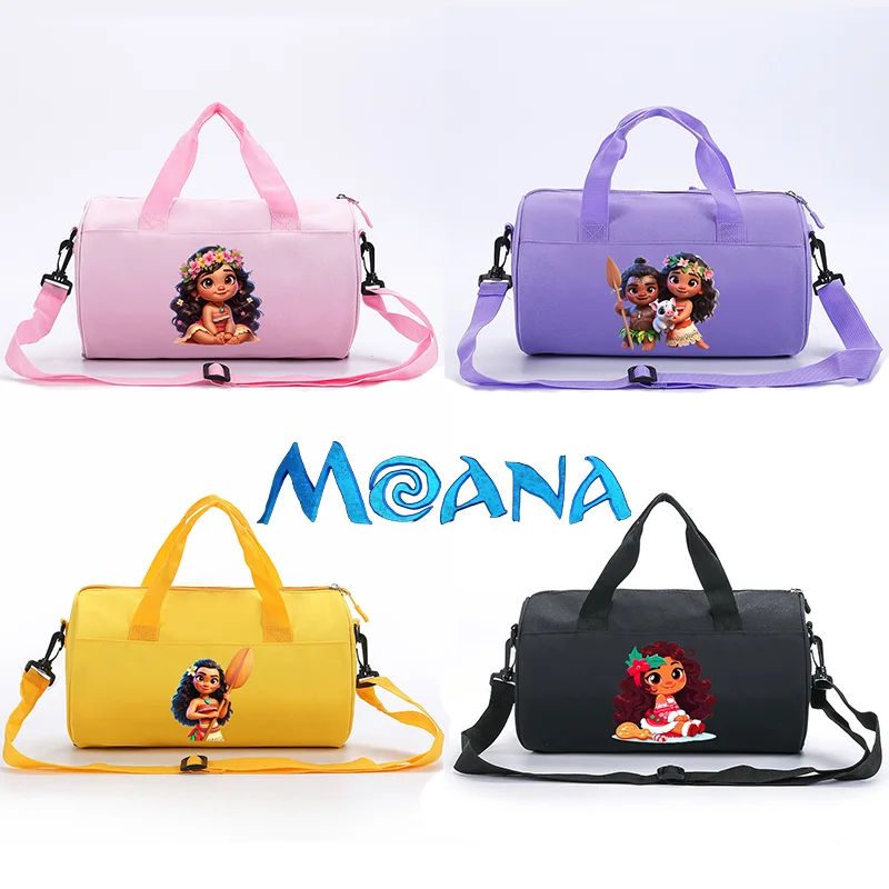 Moana 2 Disney Child Travel Bags Designer Handbag Girls Dance Sport Storage Luggage Waterproof Duffel Bag Kids Birthday Gifts