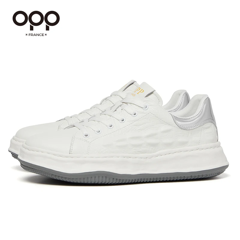OPP New Male Tenis Luxury Designer Mens Casual Shoes Platform Shoes Crocodile Pattern Design Running Shoe for Men