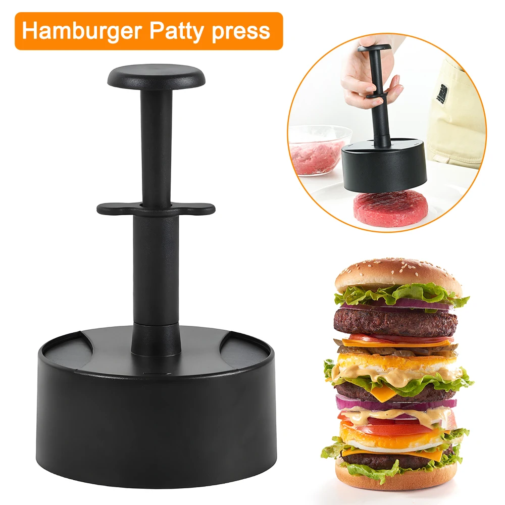 Burger Press Adjustable Hamburger Patty Maker Hamburger Press Patty Making Molds Patties For Beef BBQ Barbecue Homemade Hamburge