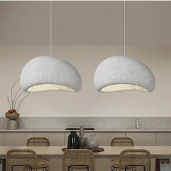 Nordic Loft E27 Led Hang Chandelier Wabi Sabi Style Pendant Light For Bar Modern Dining Room Decor Suspend Lamp Chandelier Lamp