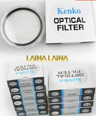 Kenko 30.5MM/37/40.5/43/46/49/52/55/58/62/67/72/77/82mm Filtro UV ultrafino Protector de lente para cámara canon nikon sony