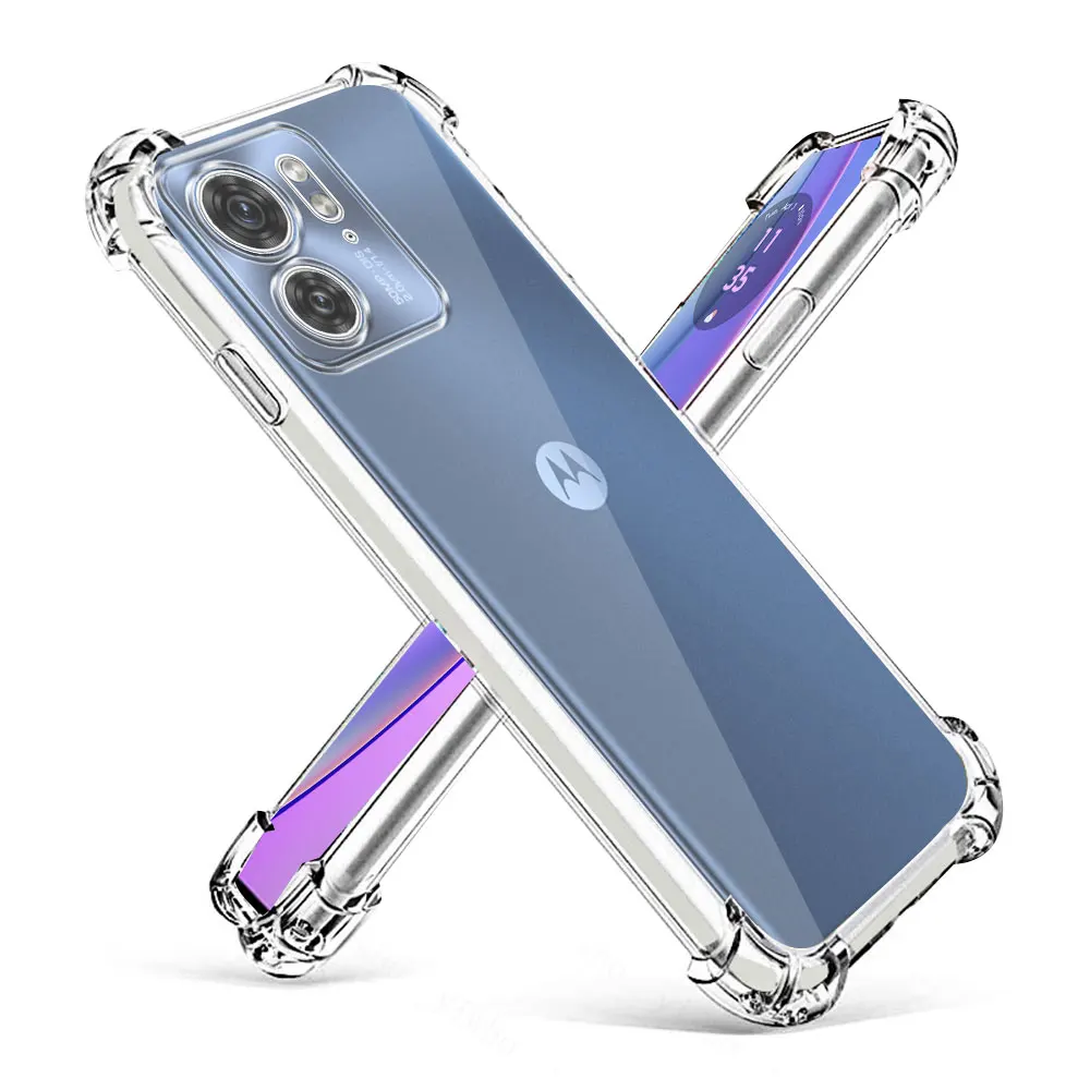 Capa tpu transparente à prova de choque para motorola moto edge 40 pro neo x40 pro silicone macio transparente edge40 edge40pro edge40neo capa