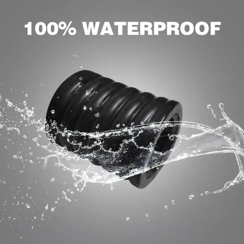 Male Penis Lock Cock Ring Bondage Erection Ball Ring Delay Ejaculation Reusable Enlargement Ball Stretcher Sex Toy For Man view 4