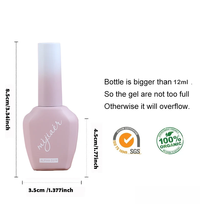 Esmalte uv do prego da arte do prego do gel de eleanos 15ml nenhum revestimento superior da limpeza vernizes de base do revestimento duradouro bom embebe fora o primer uv do gel do prego da arte do prego