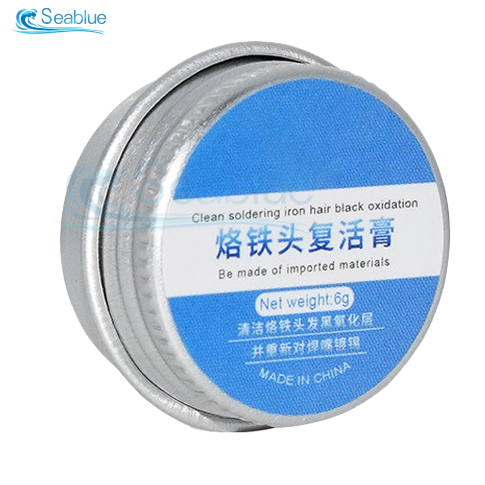 6g Soldering Iron Tip Cleaning Paste Soldering Iron Tip Tinner Activator Tip Cleaner Remover BGA Refresher Repair Tools