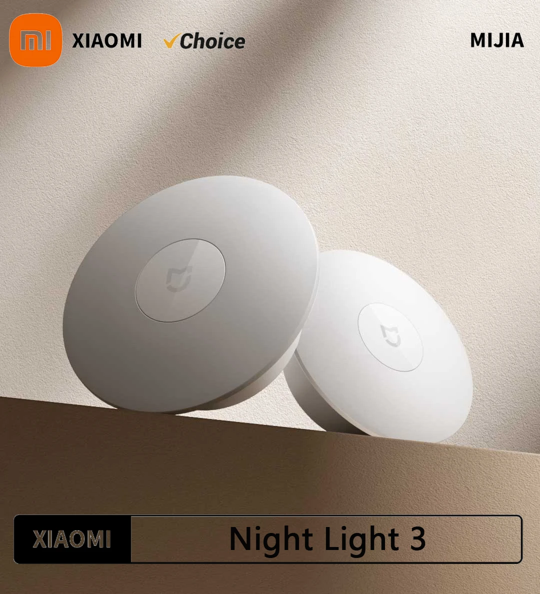 New Xiaomi Mijia Night Light 3 Version Motion Sensor Adjustable Brightness Smart Human Light Sensor Night Lamp for Bedroom