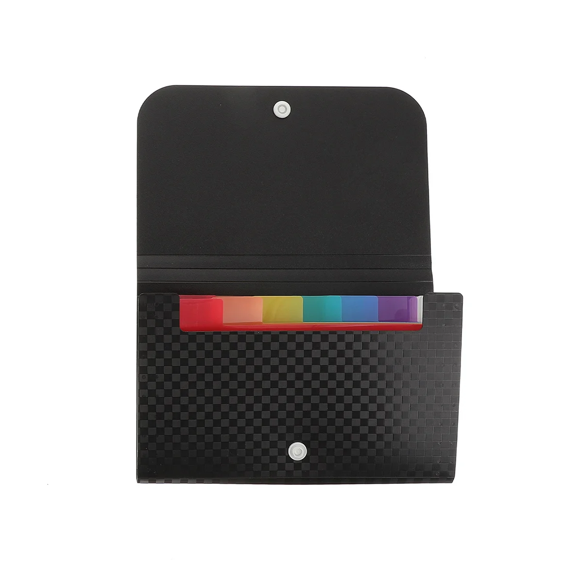 Organizador de archivos de acordeón, carpeta de documentos A6 portátil, diseño ligero multicapa para soporte de cambio de carpetas de archivos de oficina