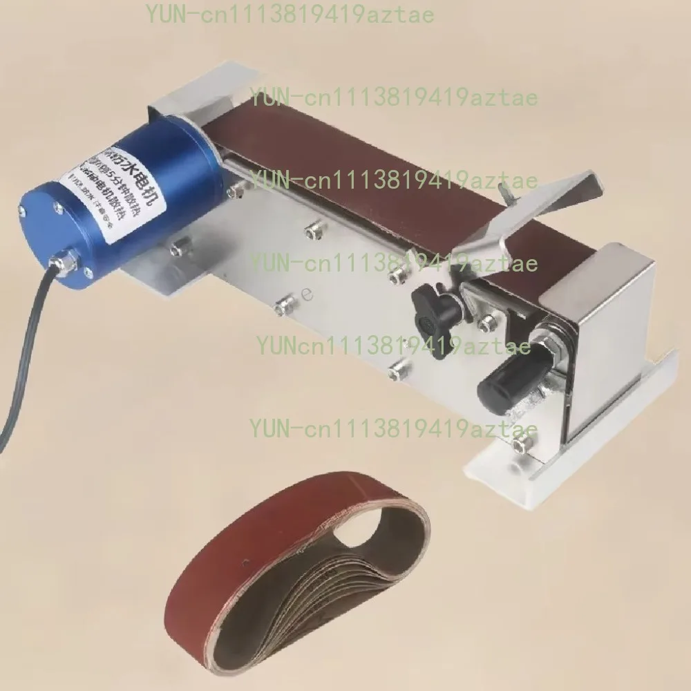 Mini Belt Sander 50*533mm Electric Polishing Machine Waterproof Benchtop Sander Sharpener for Knives Cutter Edges Sharpener