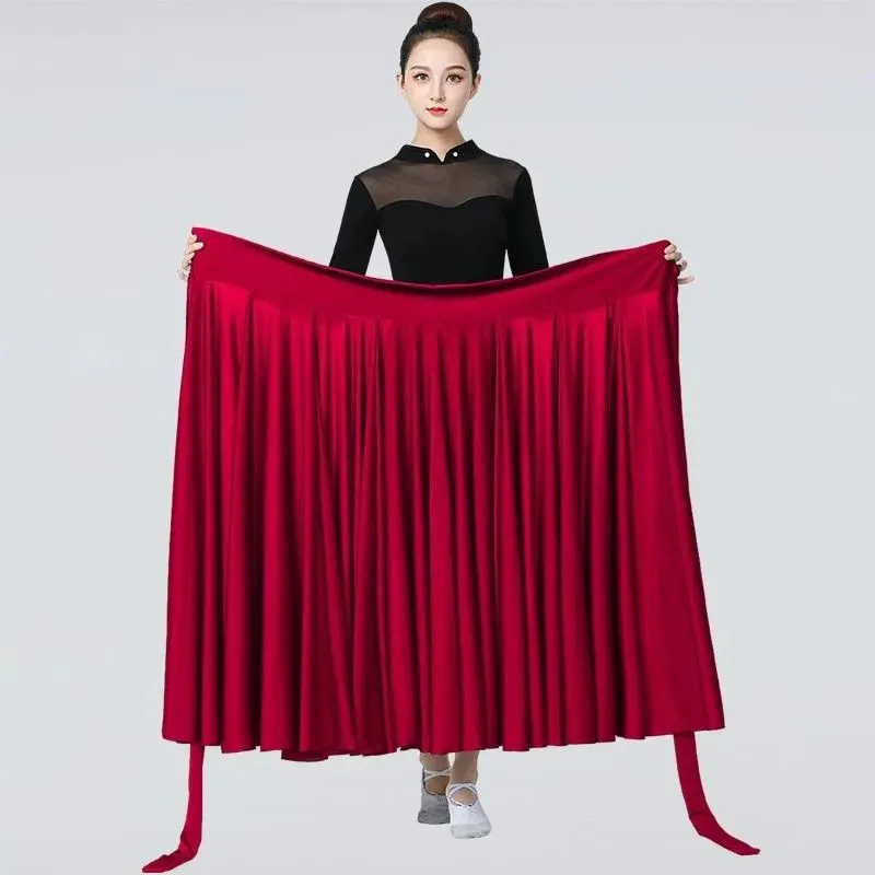 720 Degree One piece Big Swing Skirt Fashion Women Skirt Spring Summer Autumn Winter Long Skirt Dance Clothing Wearing Outside