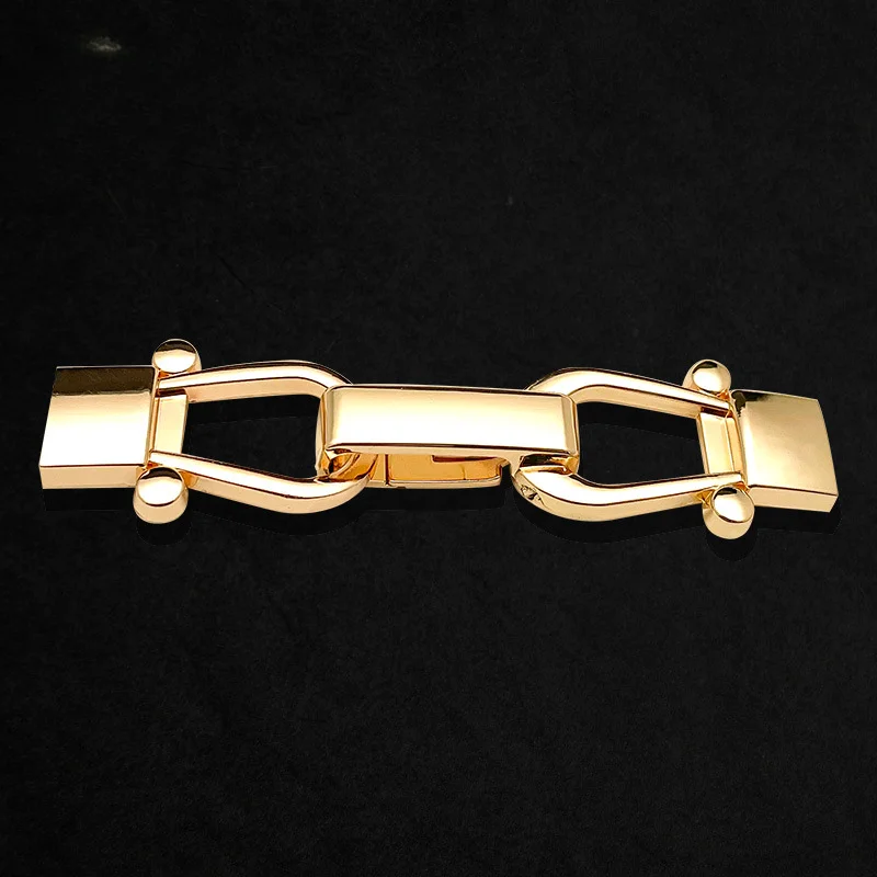 1pcs Elastic Waistband Belt Buckle Metal Spring Clip Buckles For Women Luxury Dress Girdle Clothing Jeans Strap Adjustment