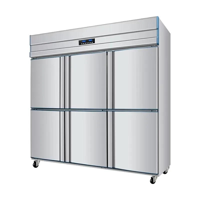 

Commercial 6 Door Meat Refrigerator Cooler Digital Temperature Control for Store Restaurant Hotel Use