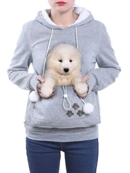 Fashion 2023 High Quality Cat Lovers Hoodies Ears Cuddle Pouch Dog Pet Hoodies For Casual Kangaroo Pullovers Sweatshirt New