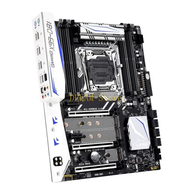 x99-D8I LGA 2011-3 Desktop Motherboard DDR4 Memory PCI 16X Dual for M.2 NVME SAT Best Sale