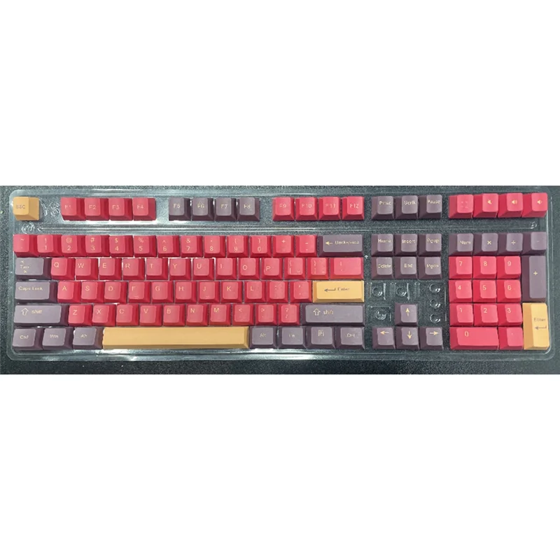 115-Key Pbt Sublimation Process Mechanical Keyboard Keycap With Key Puller For 61/87/104/108/Numeric Keyboard