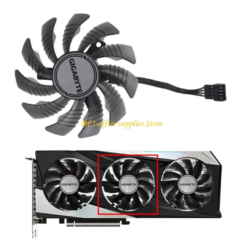 

A9LC 78 мм 4PIN PLD08010S12HH для 3050 3060 3060TI Gaming OC Замена видеокарты.