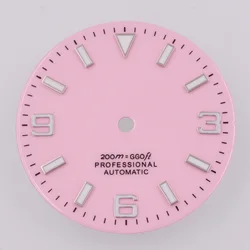 29mm Watch Dial Blue Green Luminous Fit NH35 NH36 ETA2824 2836 Miyota8215 8205 DG2813 Movement