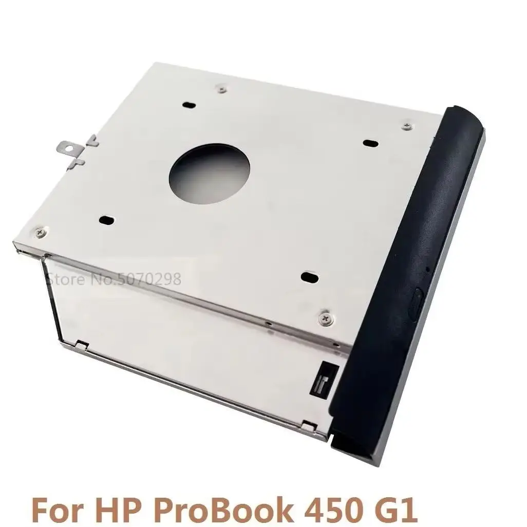 With Matched Bezel 9.5mm 2nd 2.5 Hard Drive HDD SSD Optical bay Caddy Frame Bracket for HP ProBook 450 455 G1 (Not fit G2 G3 G4)