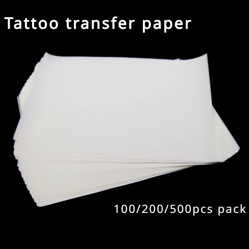 100/200/500pcs Tattoo Transfer Machine Special Copy Paper God Ink Transfer Paper A4  Technology Inkjet Ink Tattoo Accessories