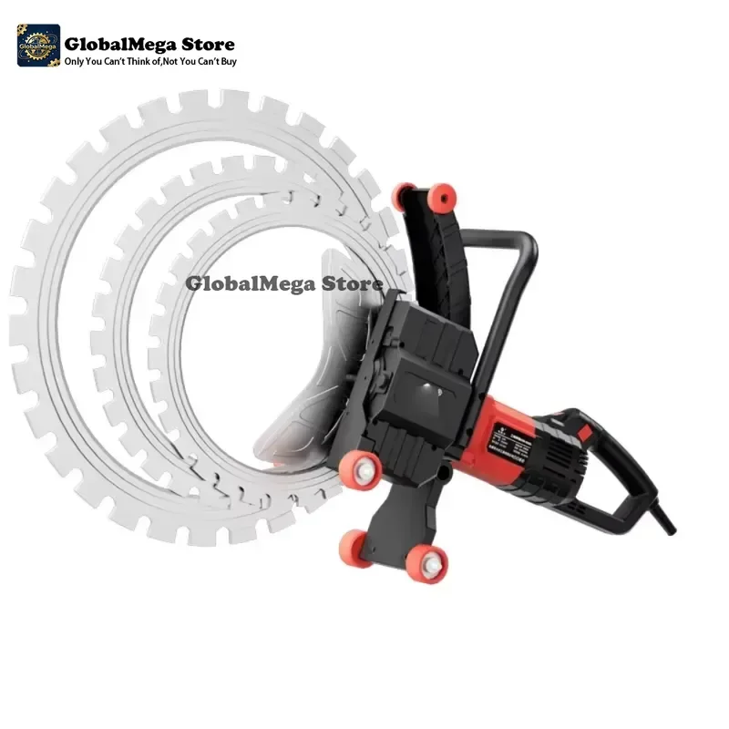 High-Frequency Dust-Free Circular Saw New Handheld Motor Engine Door Window Opening Wall Cutting machine Gear Concrete Cutter