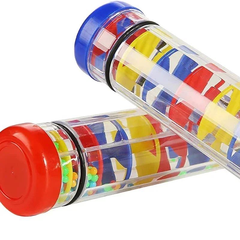 Giocattoli per bambini 6 12 mesi Sviluppo sensoriale Rain Stick Shaker Sonaglio Rainmaker Giocattolo per bambini Rainstick Strumento musicale per neonati