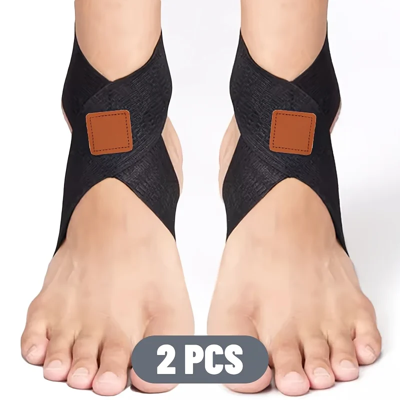 2 pièces : 1 attelle de cheville ultra-fine avec boule à ressort, protection anti-entorse de qualité supérieure, renforcement articulaire, soutien latéral