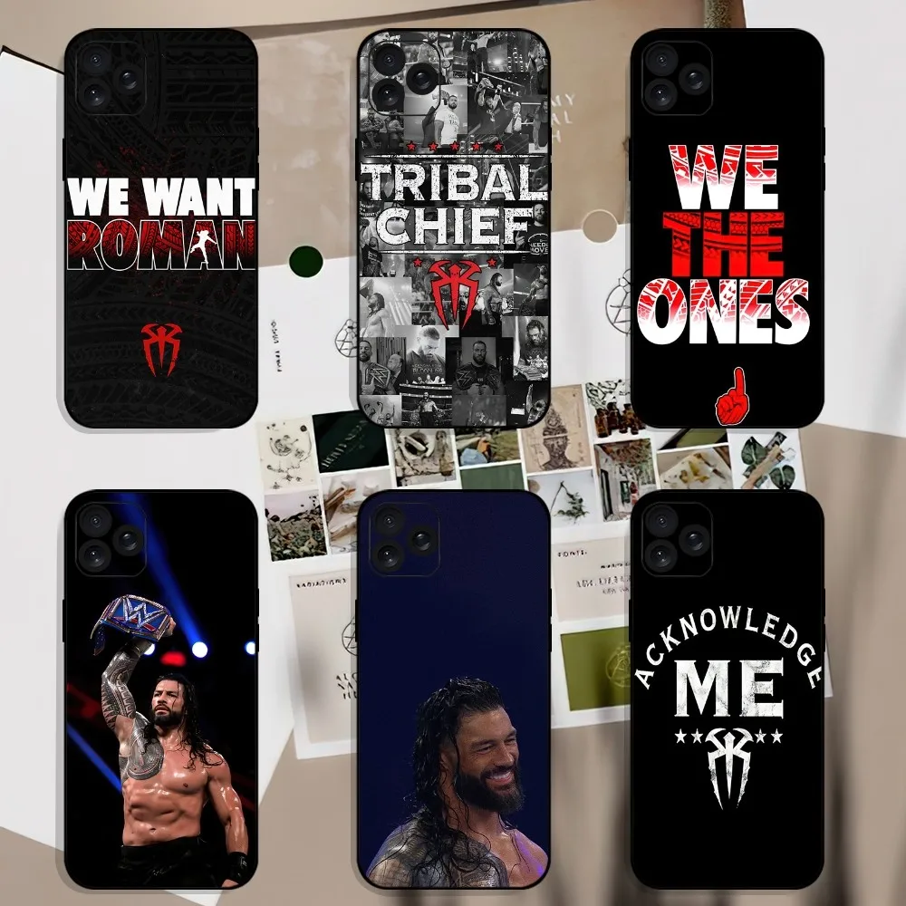 R-Roman R-Reigns Phone Case For iPhone 8 11 12 13 14 15 Mini X XR XS PRO MAX Plus Shell