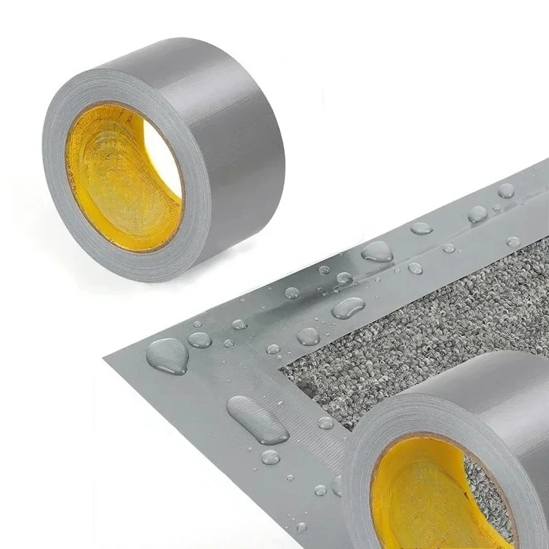 Super Sticky Cloth Duct Tape - Heavy Duty Industrial Adhesive Tape Waterproof for Carpet Binding Floor Repair Bundling