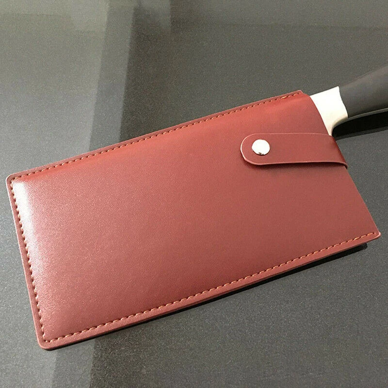Capa protetora de couro para faca de chef, resistente, para açougueiro, cutelo, picador, à prova d'água, saco de armazenamento, portátil, protetor de cozinha