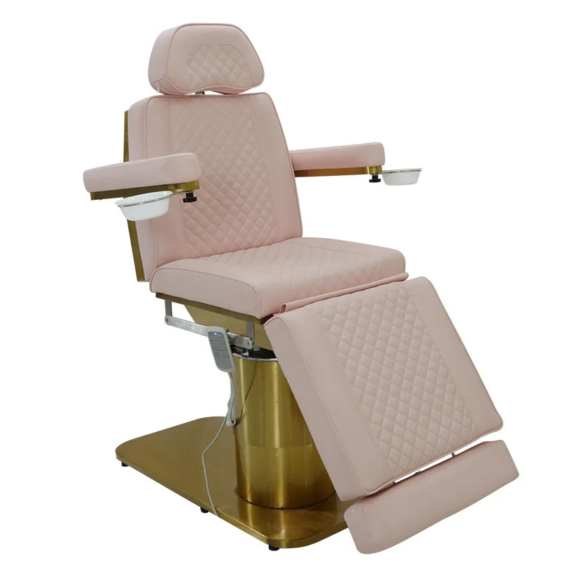 Electric Beauty Chair Tattoo Facial Cosmetic Bed 3/4 Motors Spa Massage Bed Medical Treatment Electric Beauty Tattoo Chair