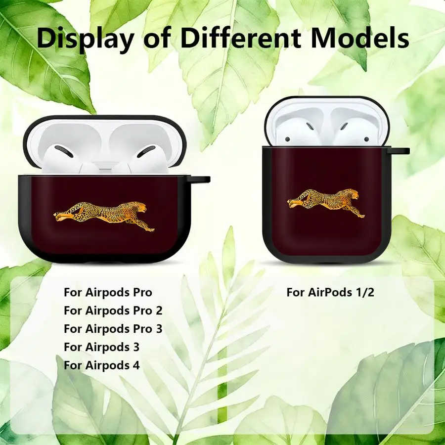 Earphone Cases Cover Case For Airpods Pro3 3 Pro2 4 2 Pro 1 Fashionable Cheetah view 3
