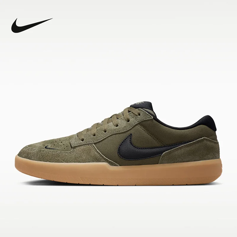 Nike IQ8398-200 2026 New Low Top Skate Shoes Olive Suede Gum Sole Casual Street Sneakers Outperform Peer Skate Footwear - view 2