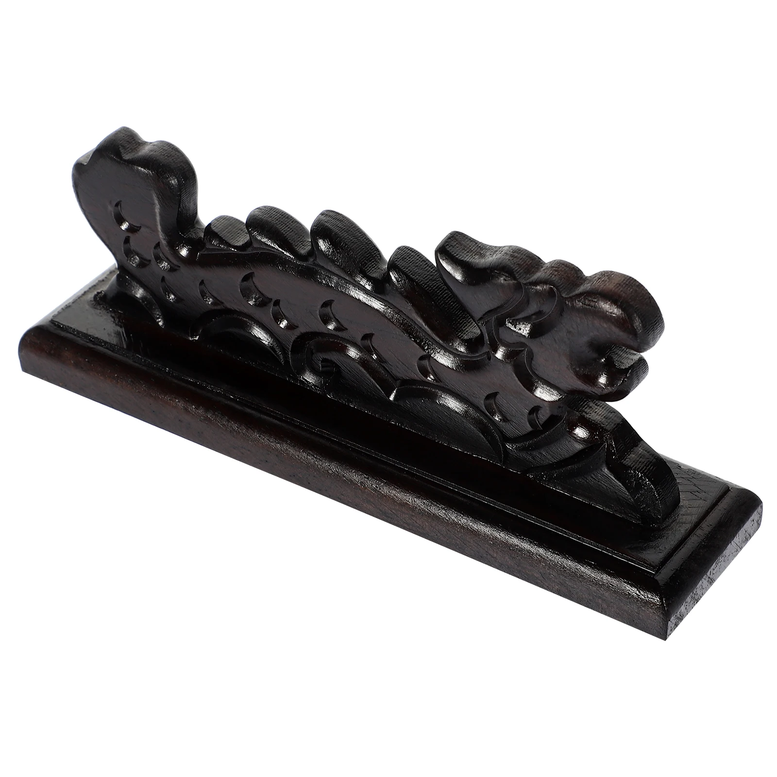 

Wooden Chinese Style Pen Holder Calligraphy Rack for Brush Sumi Writing Desk Organizer Ideal Gift Safe Desk Ornament