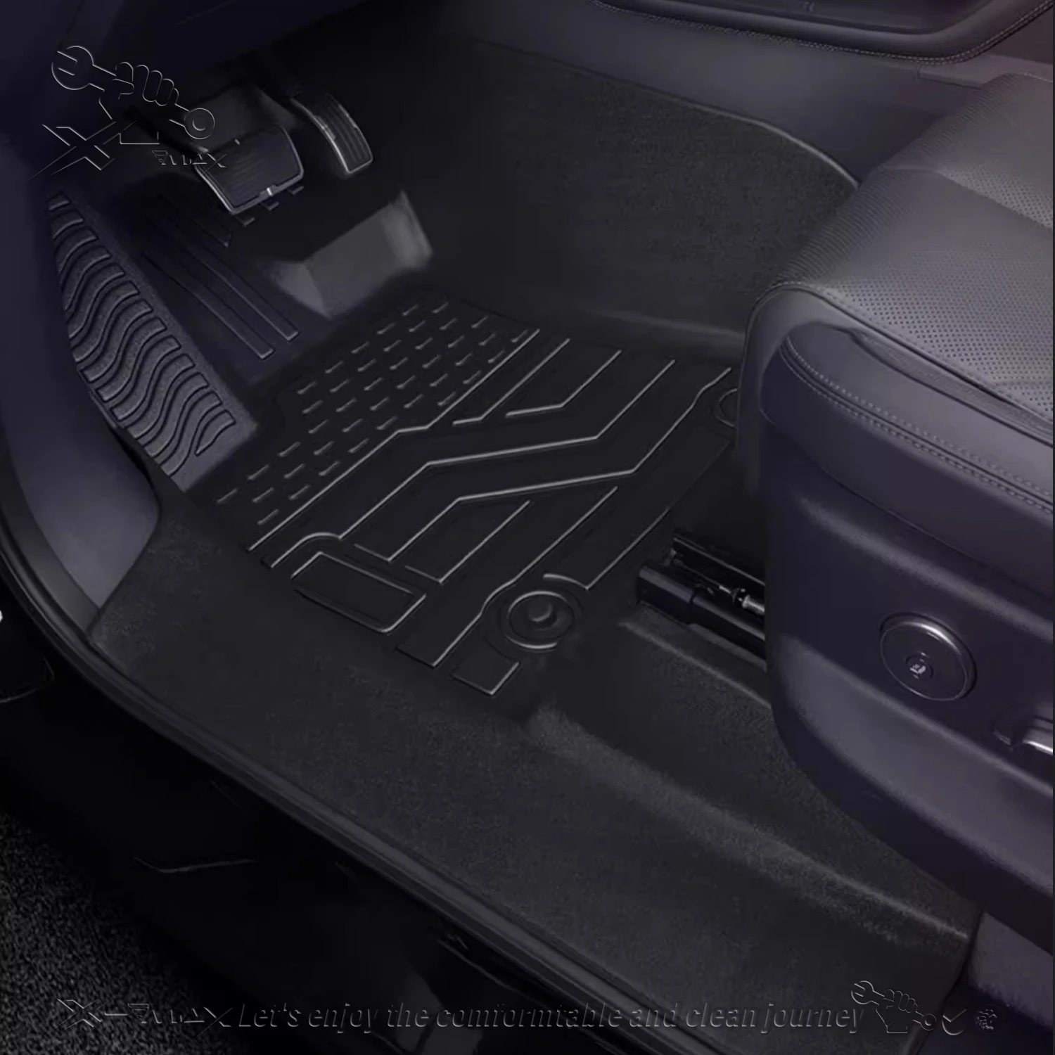 Left-hand Drive Car Floor Mat For Formula BAO 5 2023-2024 Full Surround Foot Mat Automotive Floor Mat Floor Liner Water-proof