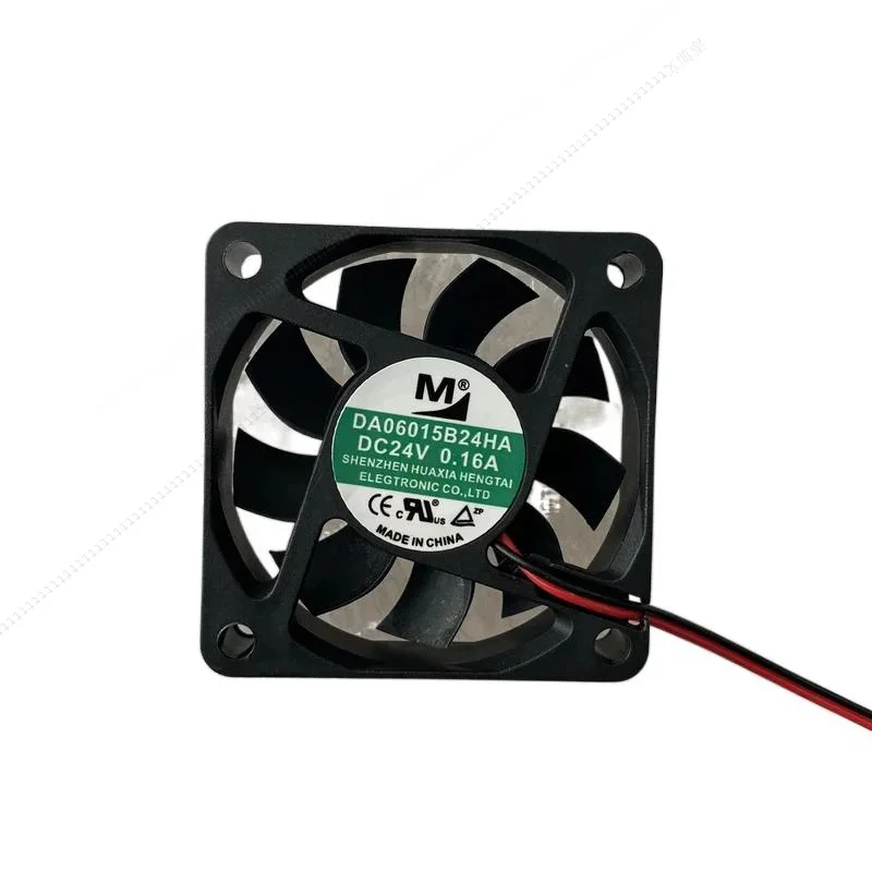 

W M DA06015B24HA DC 24 В 0,16 А 60x60x15 мм 2-проводной охлаждающий вентилятор для сервера