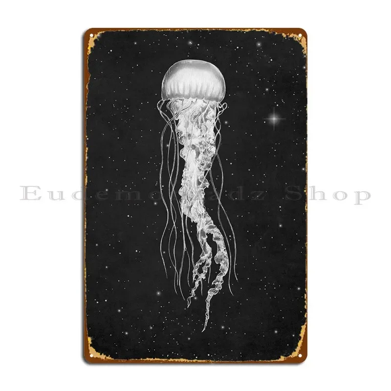 Space Jelly Metal Plaque Wall Cave Cinema Wall Custom Garage Design Tin Sign Poster