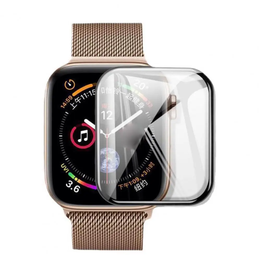 for iWatch S7 Watch Screen Film Ultra-thin Smartwatch Tempered Glass Screen Protector Cover Full Screen Watch Screen Film