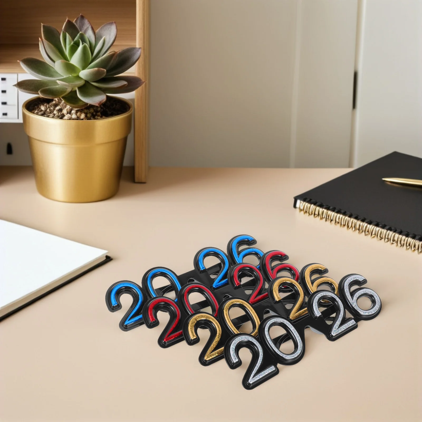 4Pcs 2026 New Year Glasses Lightweight Funny Number Eyewear New Years Eve Party Photo Booth Props End of Year Glasses