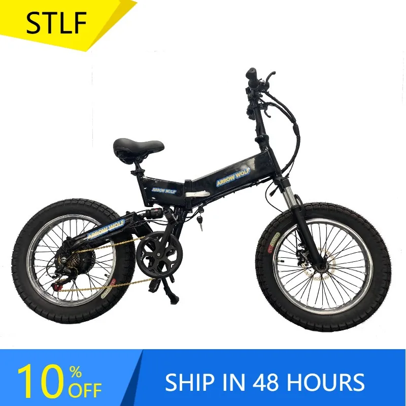 YTYIN CG 20 Inch Folding Aluminum Alloy Electric Bicycle Fat Tire Folding Electric Bicycle Snow Electric Bicycle