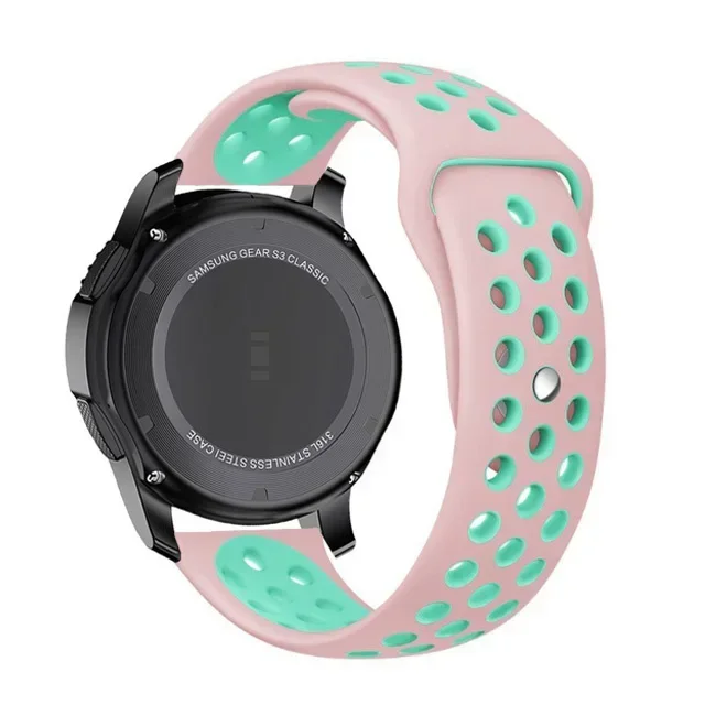 20 مللي متر 22 مللي متر سيليكون حزام لساعة سامسونج جالاكسي 7/6/5/4/3 هواوي ساعة 5/4/3/GT4 سوار تنفس ل Amazfit GTR4/GTS4/bip #5
