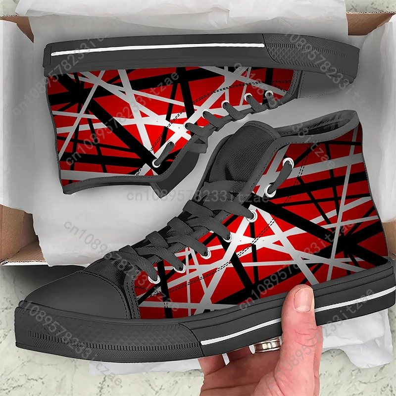 

Van EVH 5150 STRIPES Halen Harajuku Lightweight High Top Canvas Shoes Men Women Casual Shoes Casual Breathable Sneakers Sneakers