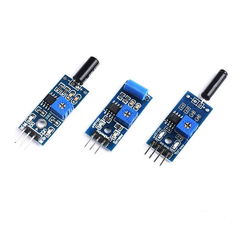 5pcs Vibration sensor module SW-420/520D SW-18010P sensitive normally open normally closed alarm induction vibration