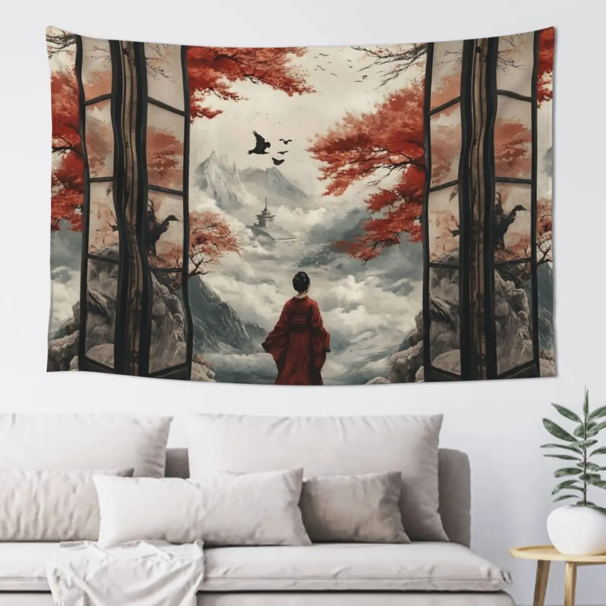 

Essence of Japanese Culture Tapestry Home Decorating Aesthetic Home Decor Wall Decorations Tapestry
