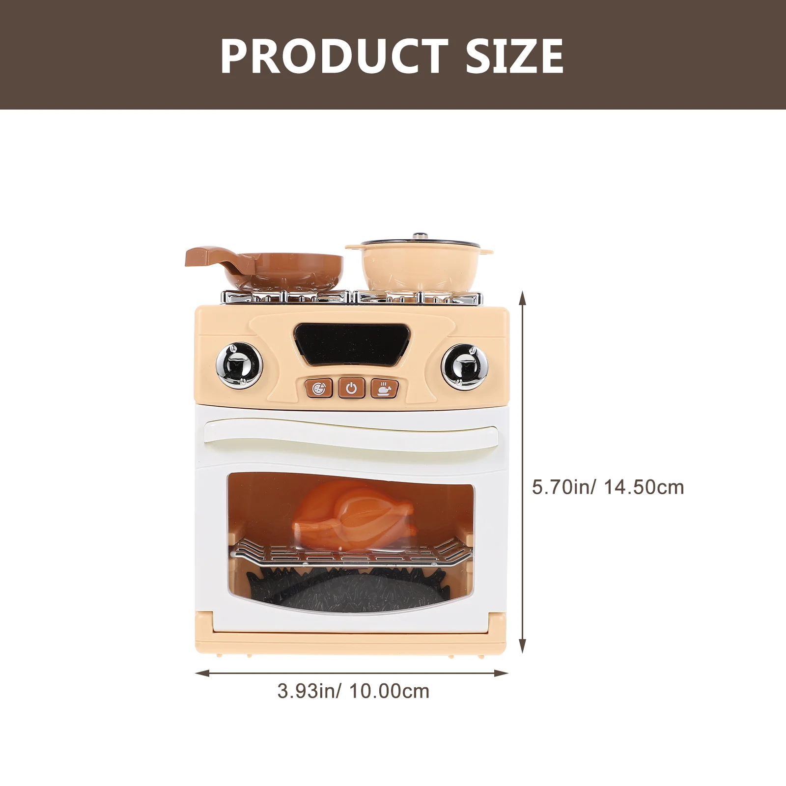 Mini máquina de horno, decoración de escritorio Adorable, simulación de horneado, juguete para niños, regalo educativo, suministro para casa de juegos, muebles simulados