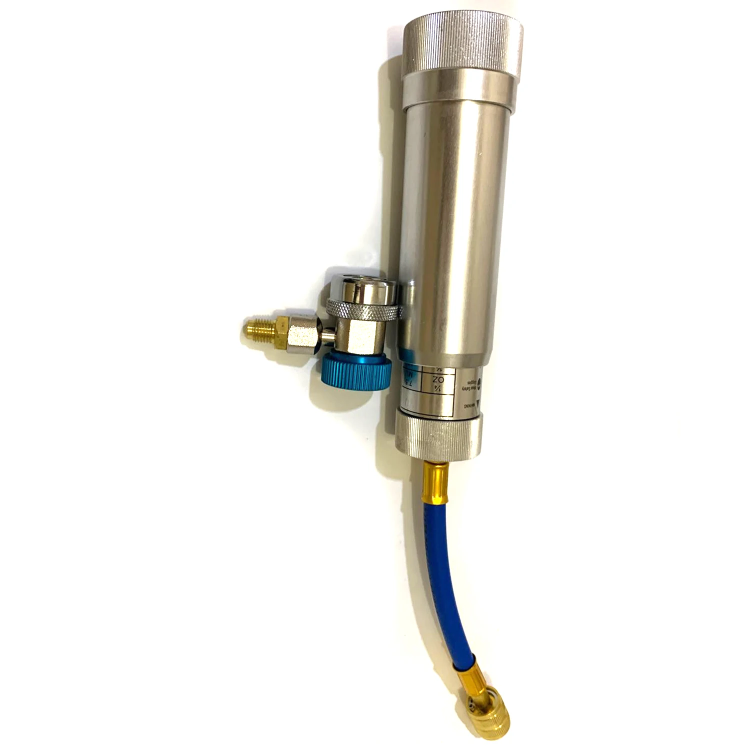 Olie-/verfinjector R12 R134A R410A Handdraaipompolieman 1/4 Oz - 2 Oz (7,5 ml - 60 ml)